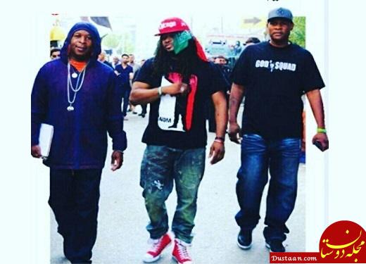 www.dustaan.com-رپرهای معروف آمریکایی در پیاده روی اربعین +عکس