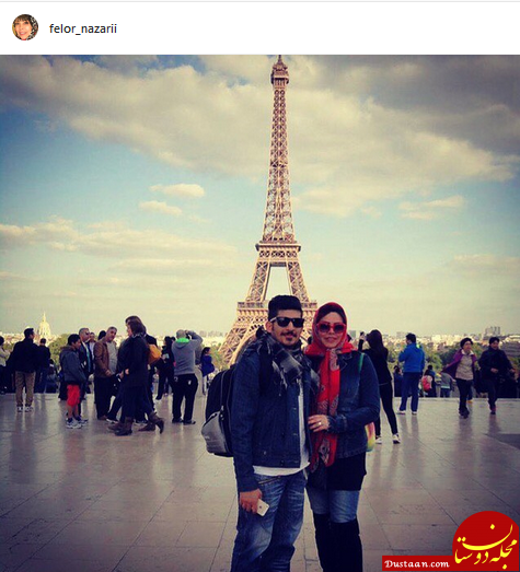 چهره ها/ عکس «فلور نظری» و پسرش در پاریس