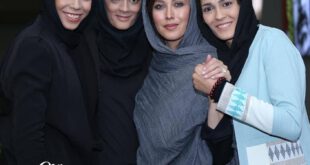 مهتاب کرامتى و خواهران منصوریان در حاشیه اکران فیلم صفر تا سکو
