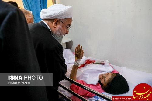 اخبارسیاسی ,خبرهای  سیاسی ,عیادت رییس جمهور از مجروحین زلزله