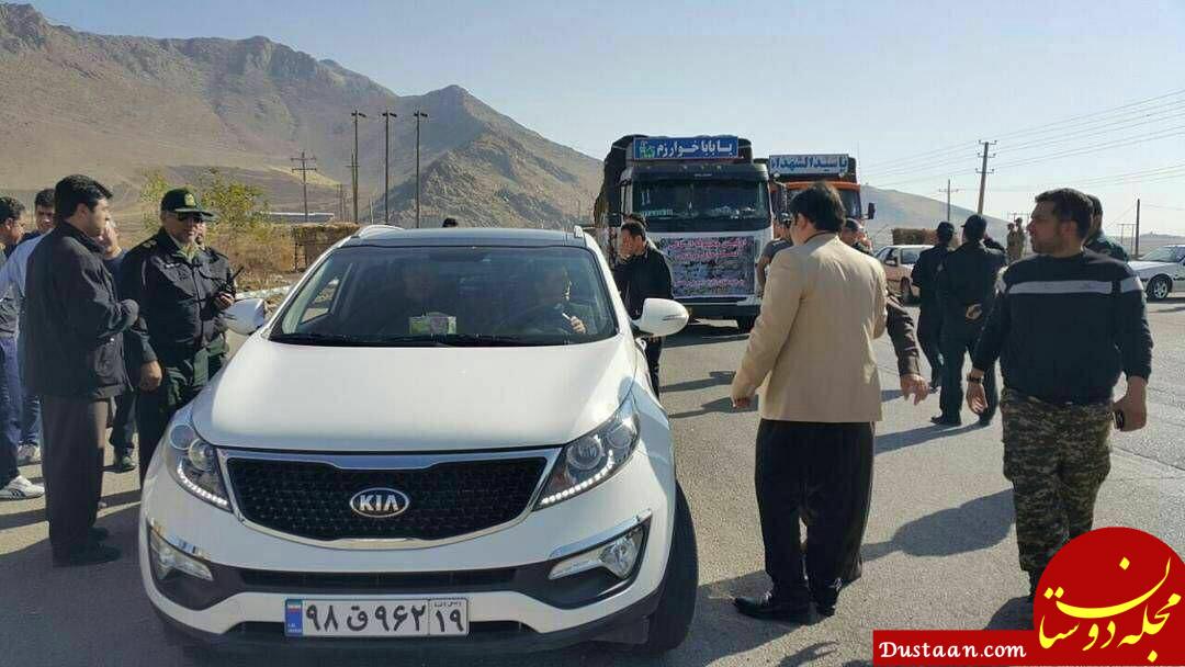 حضور علی دایی در در مناطق زلزله زده کرمانشاه