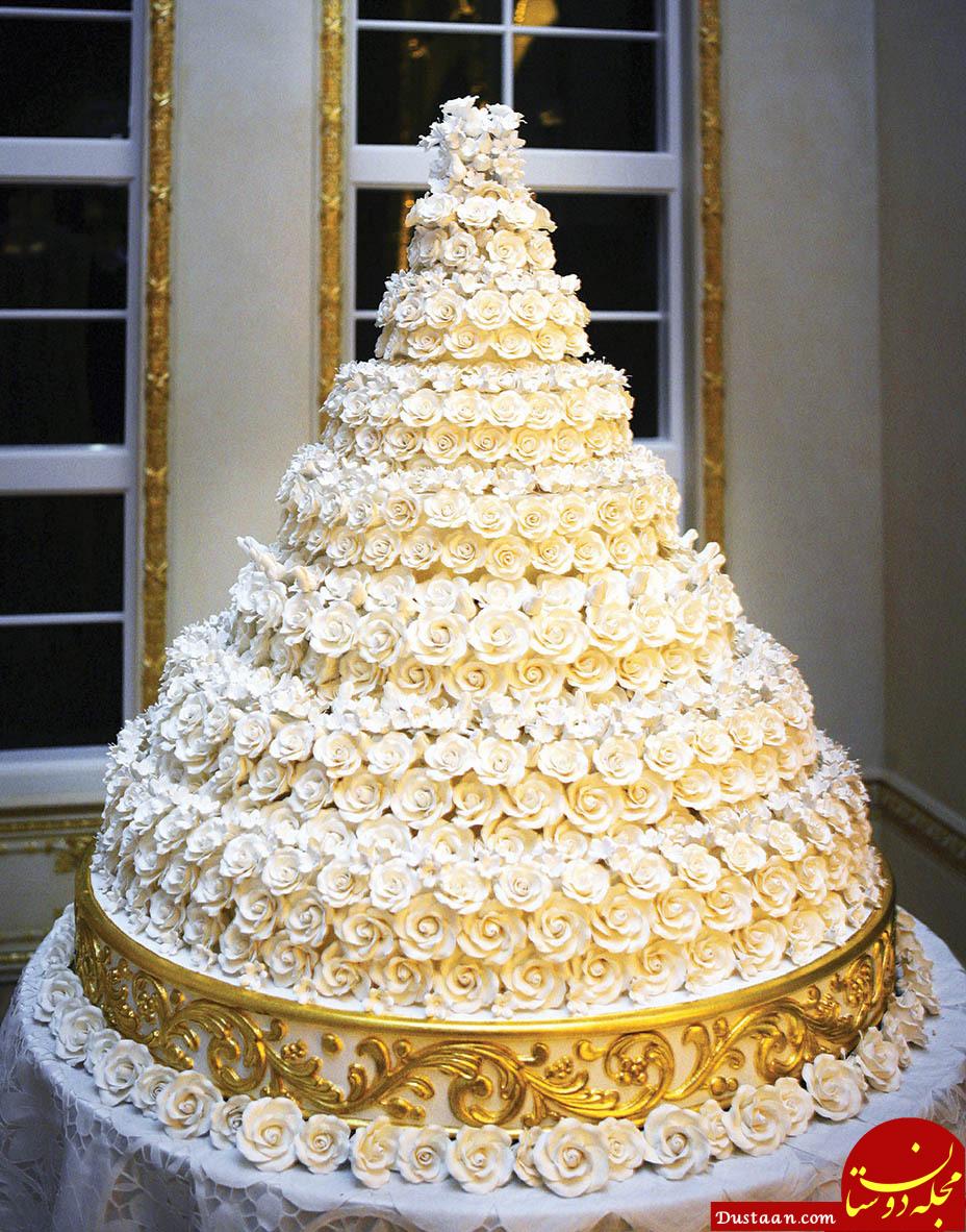 کیک عروسی دونالد ترامپ و همسرش ملانیا
