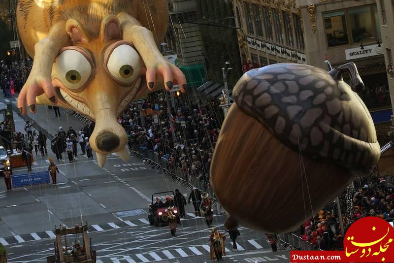 تصاویری جالب از شکرگزاری عجیب آمریکایی‌ها!