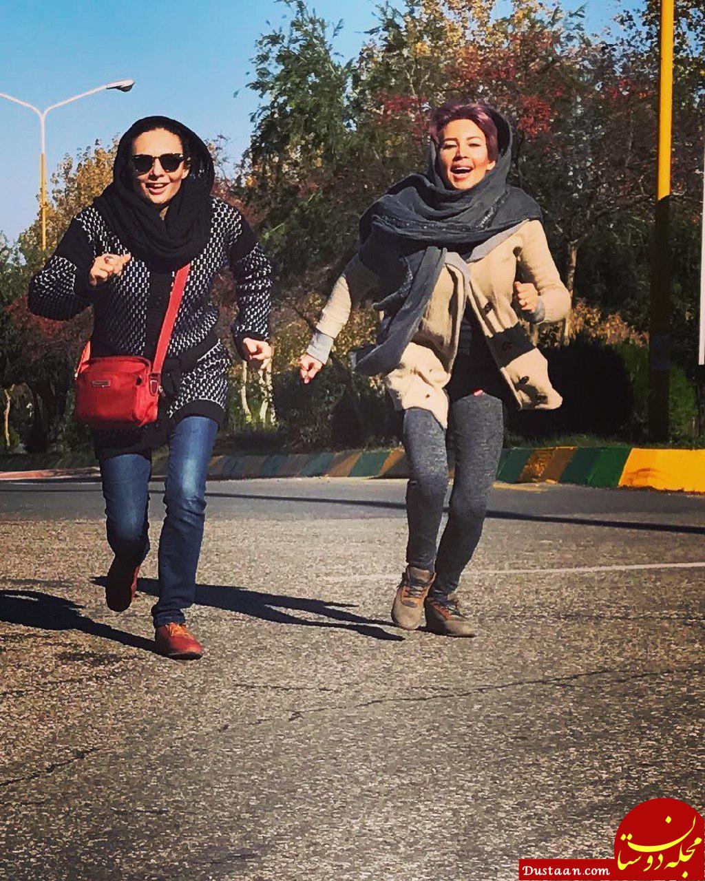 چهره ها/ عکس شاد و پر انرژی «یکتا ناصر» و خواهرش «نیکتا»