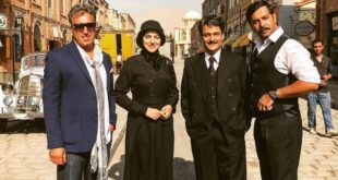 حسین یاری و هلیا امامی در پشت صحنه سریال «از یادها رفته»