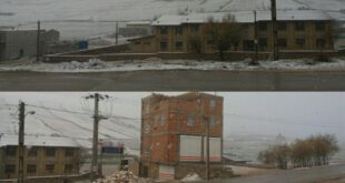 وقوع برف و کولاک در ۱۰ استان کشور +عکس