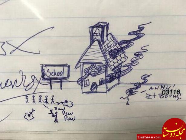 بازداشت پسر بخاطر نقاشی پُردردسر پدر!