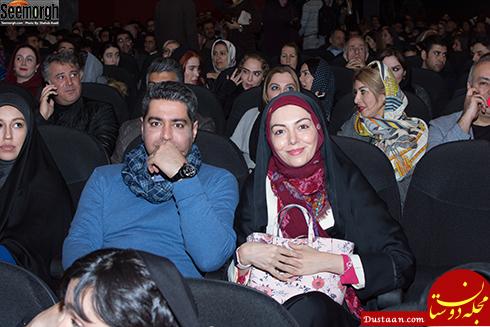آزاده نامداری و همسرش