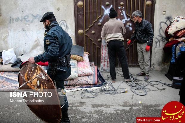 پلمب مراکز تهیه و توزیع مواد مخدر در مشهد +عکس