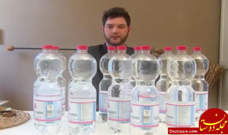 مردی برای زنده ماندن باید روزانه ۲۰ لیتر آب بنوشد +عکس