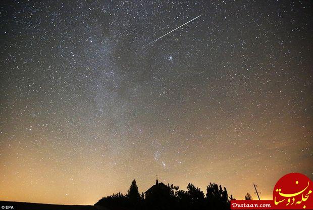 www.dustaan.com-تصاویری بسیار زیبا از بارش شهابی جوزایی در آسمان شب