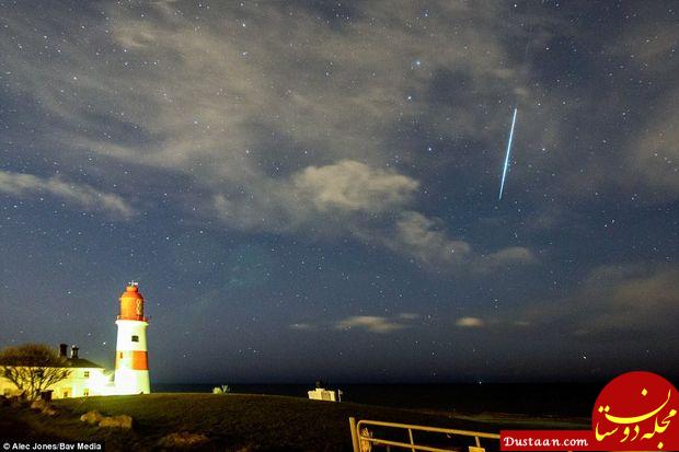 www.dustaan.com-تصاویری بسیار زیبا از بارش شهابی جوزایی در آسمان شب
