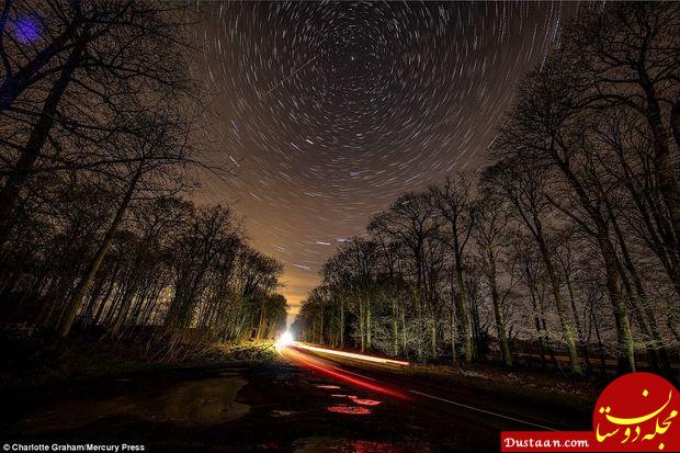 www.dustaan.com-تصاویری بسیار زیبا از بارش شهابی جوزایی در آسمان شب