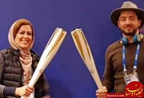 www.dustaan.com حمل مشعل المپیک زمستانی 2018 توسط بهرام رادان +عکس