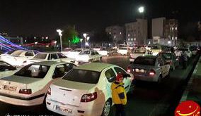 حضور مردم تهران در خیابان‌ها در پی وقوع زلزله 5.2 ریشتری