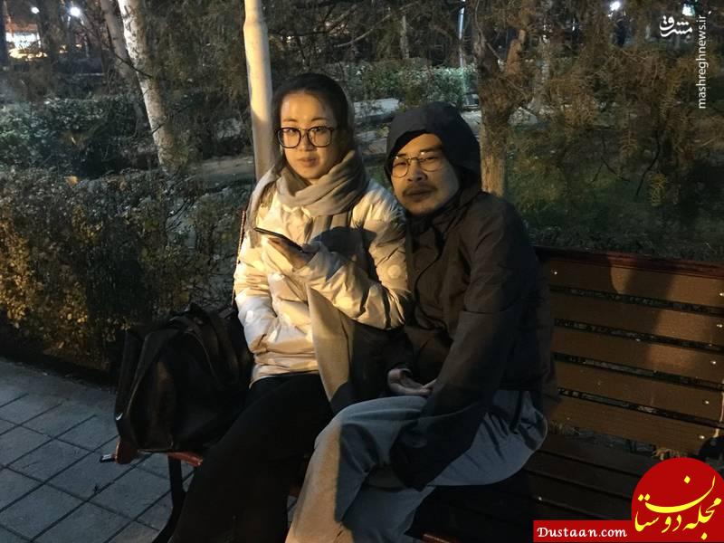 زن و شوهر چینی در زلزله تهران