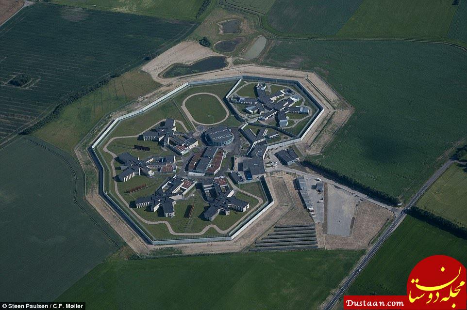 لوکس‌ترین و فوق امنیتی‌ترین زندان جهان در دانمارک+ تصاویر