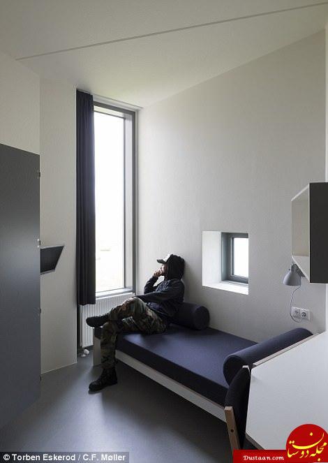 لوکس‌ترین و فوق امنیتی‌ترین زندان جهان در دانمارک+ تصاویر