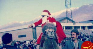 بابانوئل وقتی با شتر آمد!