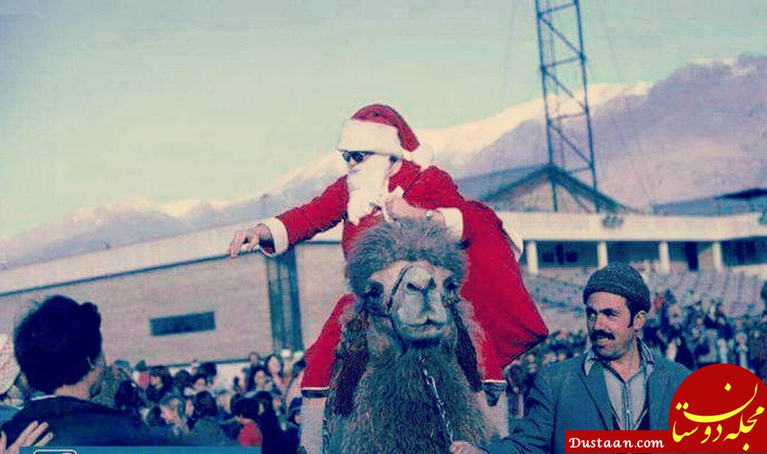  بابانوئل وقتی با شتر آمد!