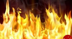 حسینیه درکه تهران در آتش سوخت