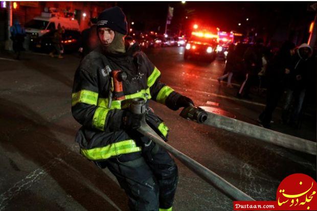 www.dustaan.com-بدترین آتش‌سوزی ۲۵ سال اخیر نیویورک/ ۱۲ کشته تاکنون +تصاویر