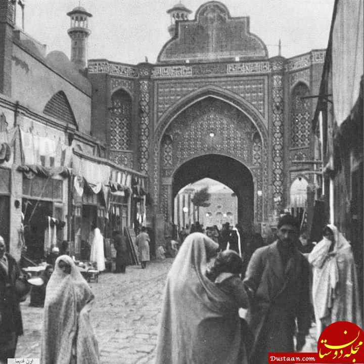 تصویری کمیاب از بازار شاه عبدالعظیم سال ۱۳۱۰