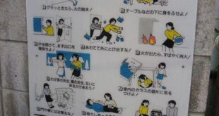 نحوه مراقبت ژاپنی ها از خود در زمان زلزله
