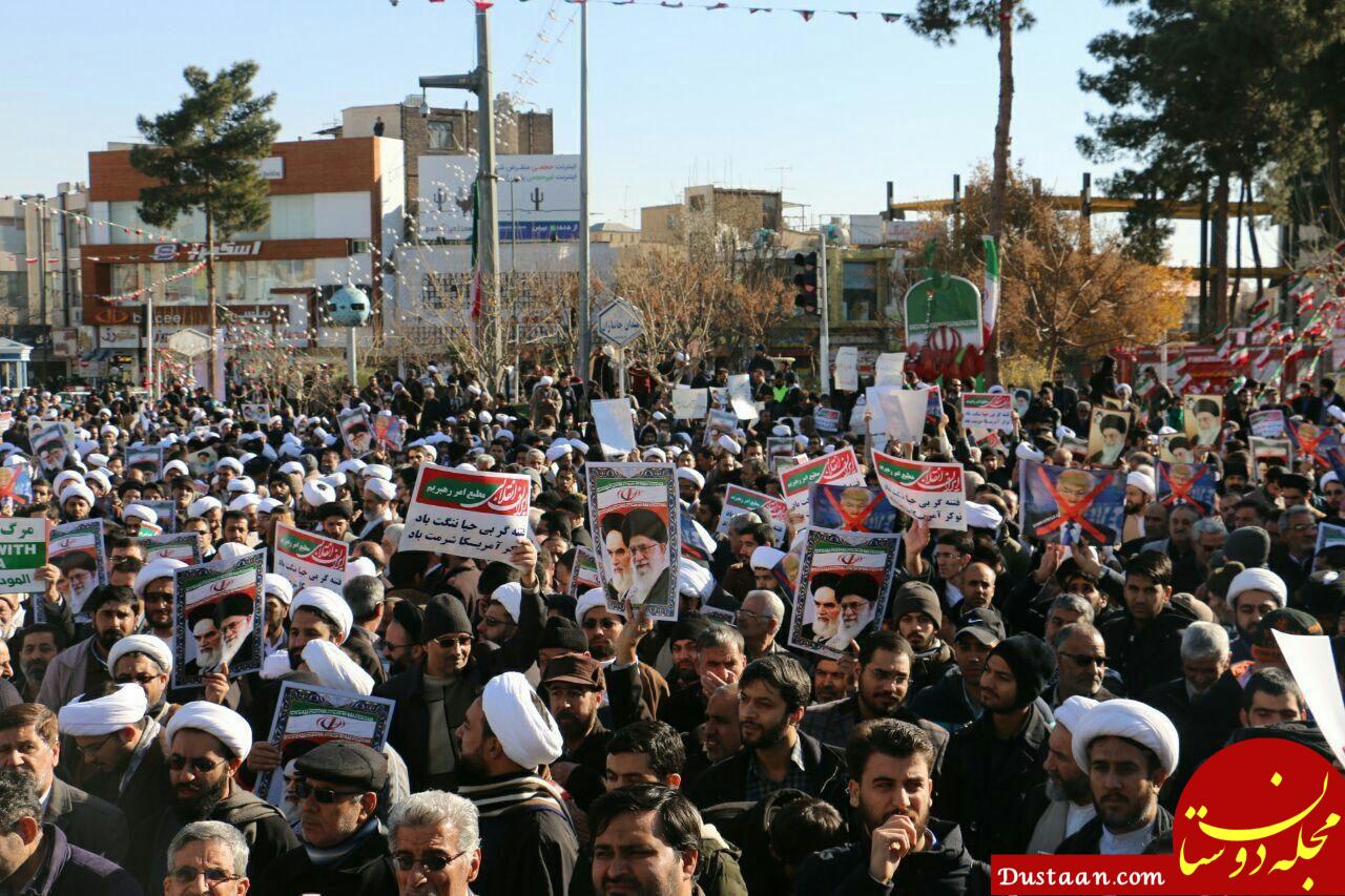 www.dustaan.com-تظاهرات پرشور مردم علیه آشوبگران +تصاویر