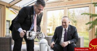 جنجال چای ریختنِ وزیر آلمانی برای چاووش اوغلو