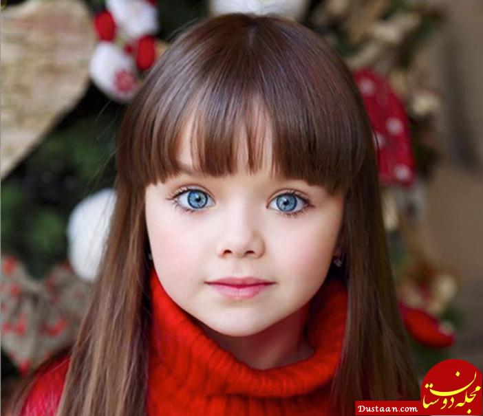 Anastasia Knyazeva، روسیه - اخیرا رسانه‌های بریتانیایی این دختر ۶ ساله را زیباترین دختر دنیا معرفی کرده است. او هم کنون مدل برند‌های معروف بچگانه شده است.