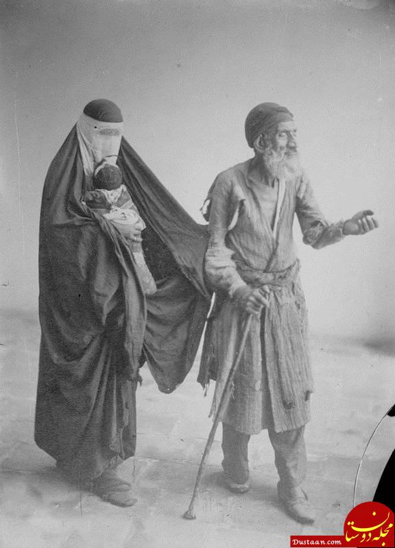 متکدیان زمان قاجار (عکس)