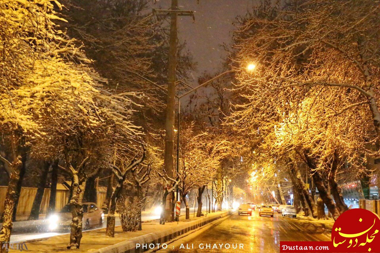 www.dustaan.com-تصاویری زیبا از اولین برف زمستانی ارومیه