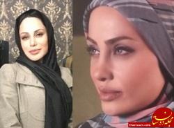 شباهت عجیب بازیگر زن ایرانی به آنجلینا جولی