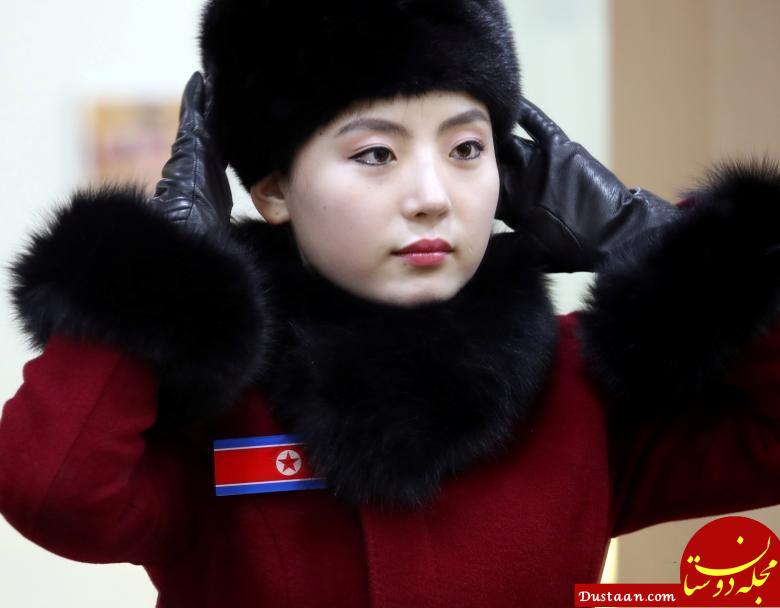 اخبار,عکس خبری, ۲۲۹ زن قرمزپوش، لیدر ورزشکاران کره شمالی در المپیک زمستانی 