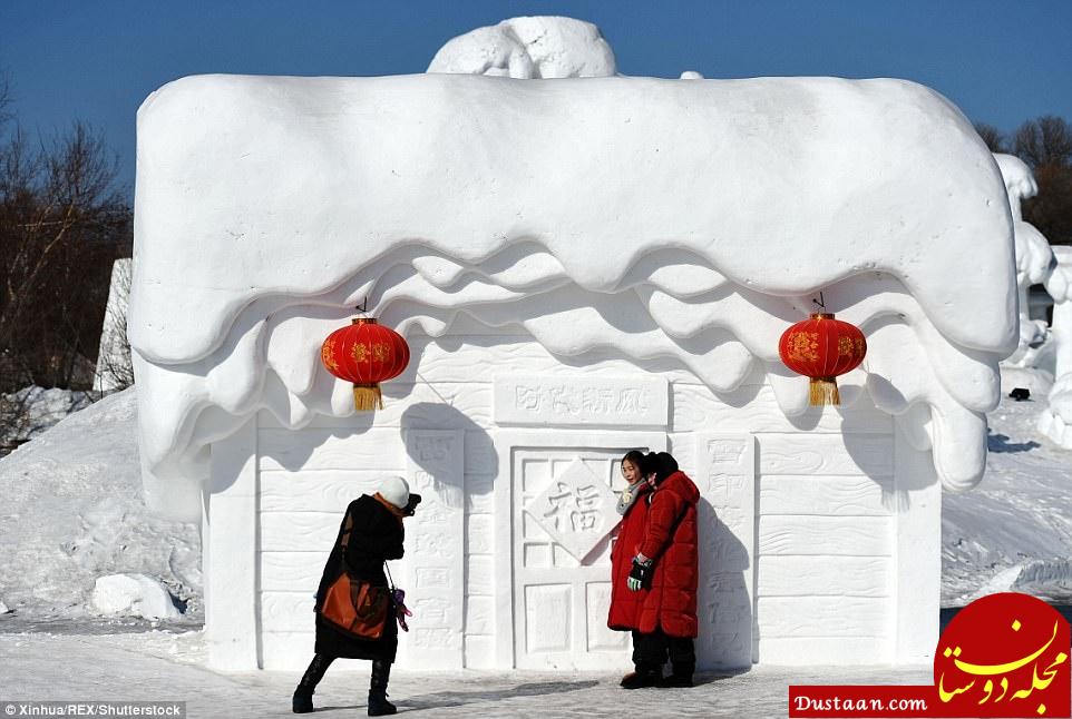 اخبار,اخبارگوناگون,جشنواره سازه‌های بزرگ یخی در چین