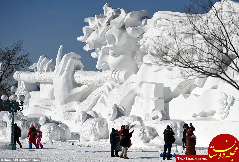 اخبار,اخبارگوناگون,جشنواره سازه‌های بزرگ یخی در چین