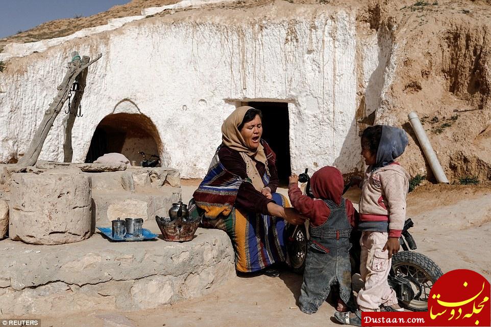 www.dustaan.com-مردمی که در خانه‌ های زیرزمینی زندگی می‌ کنند! +عکس