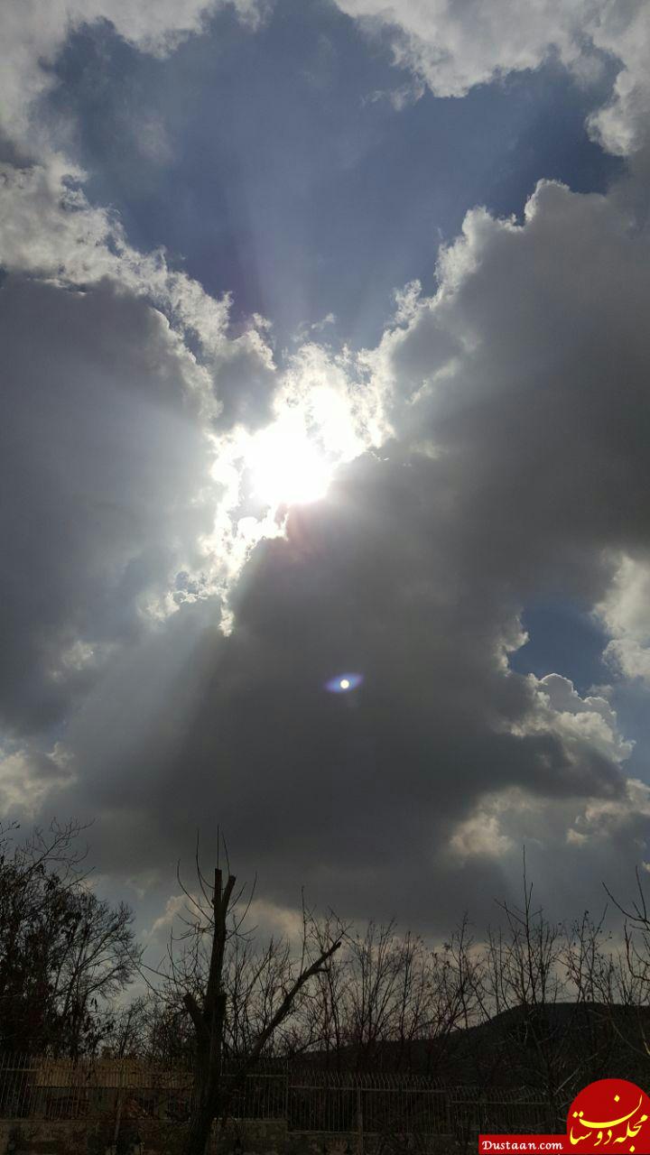 عکاسی حداد عادل از ابر و آفتاب را ببینید
