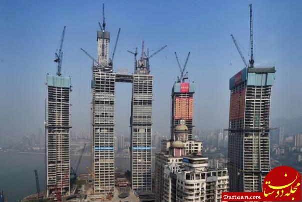 برج افقی در چین ساخته می شود