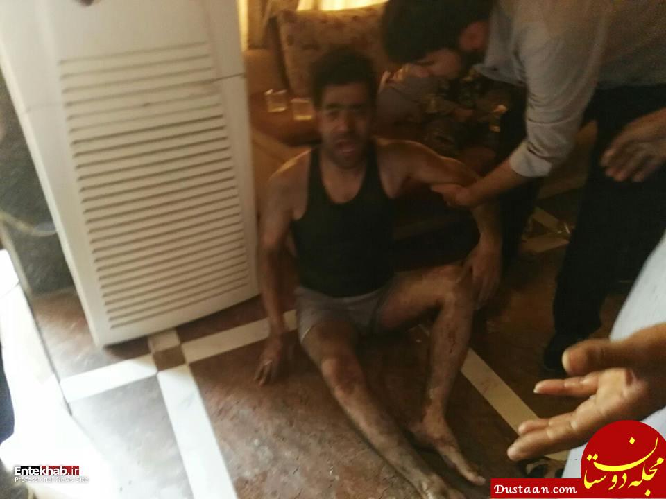 تصاویر : آتش سوزی هتل زائران ایرانی در نجف اشرف