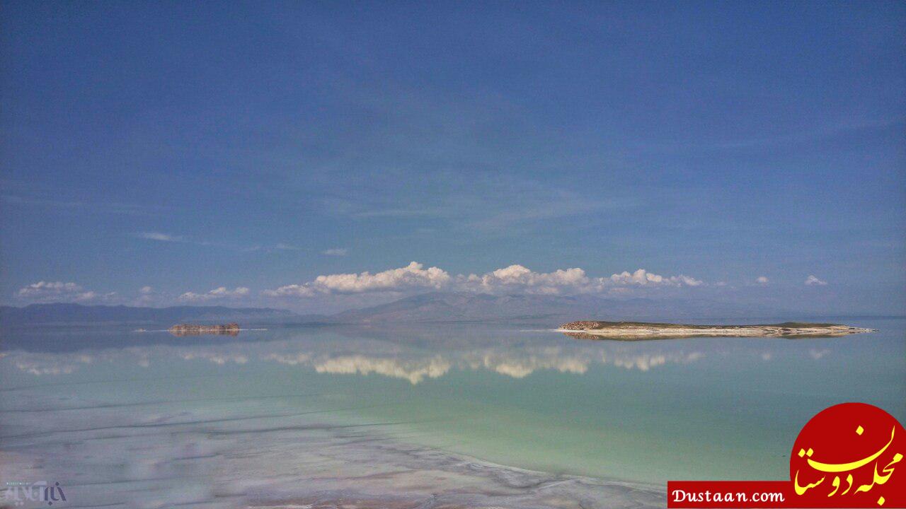 www.dustaan.com-زنده شدن امیدهای دریاچه ارومیه بعد از بارش‌ های اخبر +تصاویر