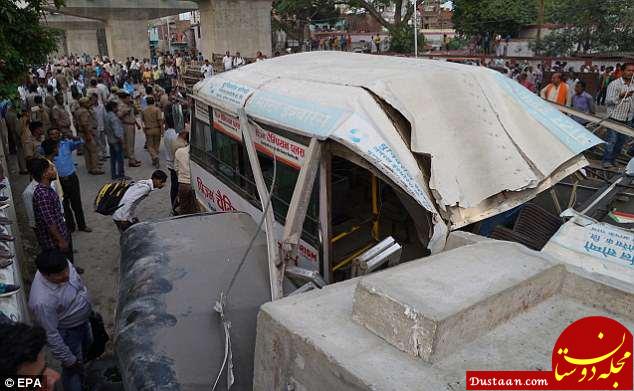 www.dustaan.com-۱۸ کشته ۵۰ زخمی در ریزش پلی در هند+ تصاویر