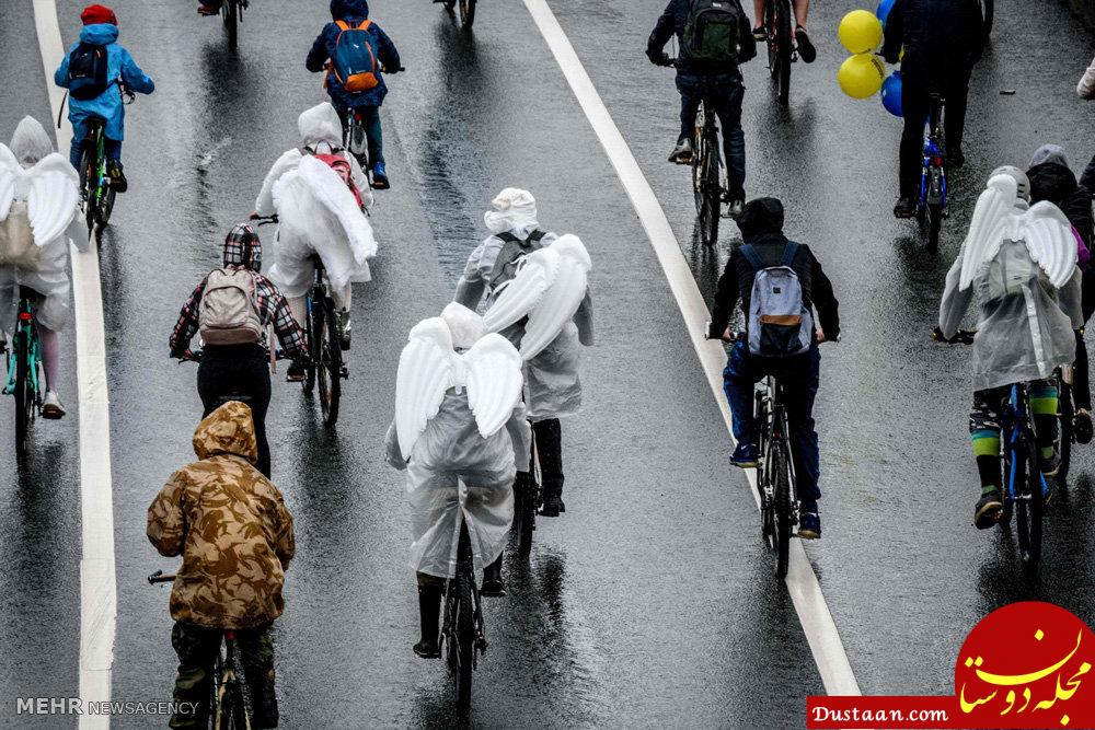 اخبار,اخبار گوناگون رژه دوچرخه ها در مسکو