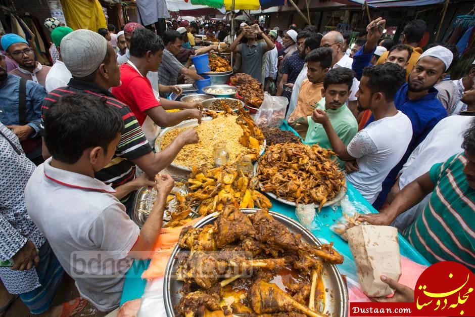 www.dustaan.com-بازار خوراکی‌ های اندونزی برای ماه رمضان +تصاویر