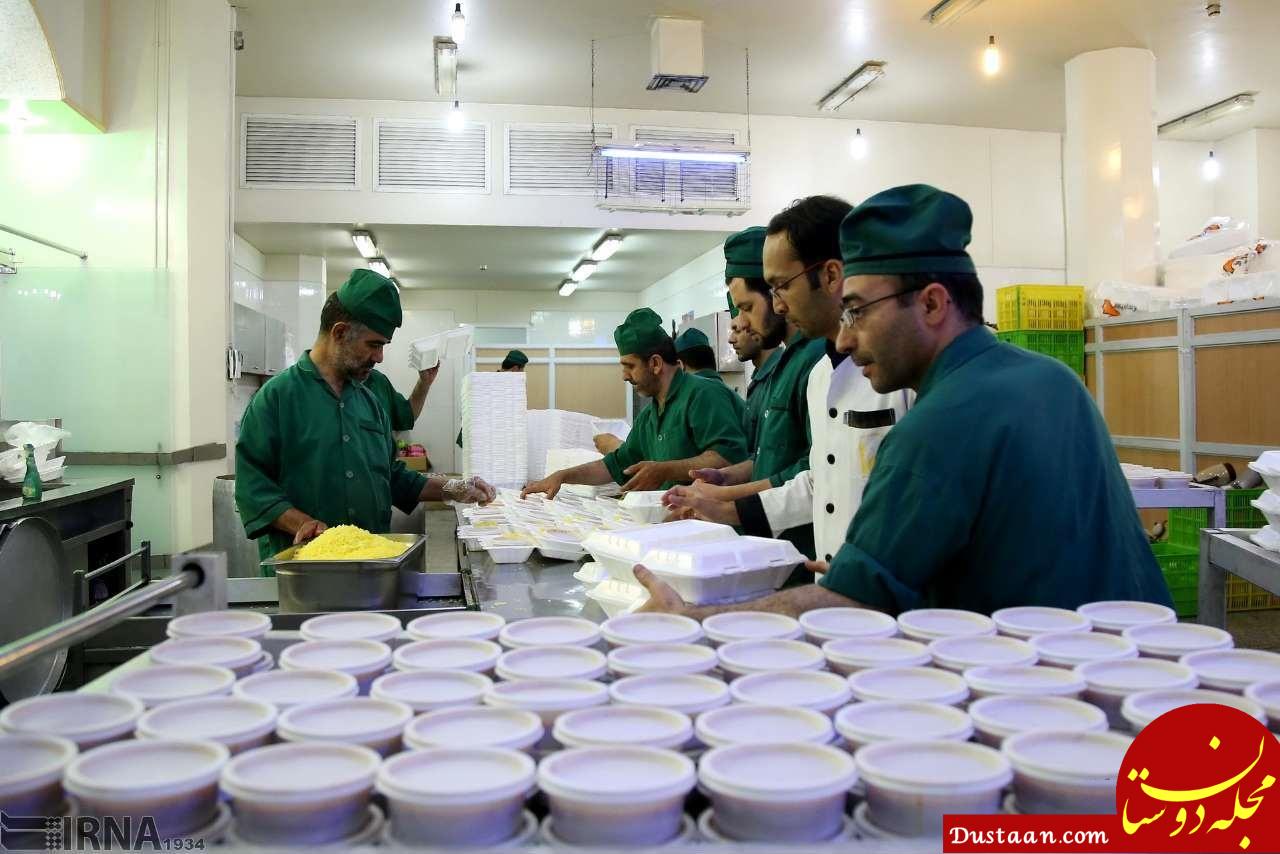 www.dustaan.com-ضیافت افطاری در حرم حضرت معصومه (س) +تصاویر