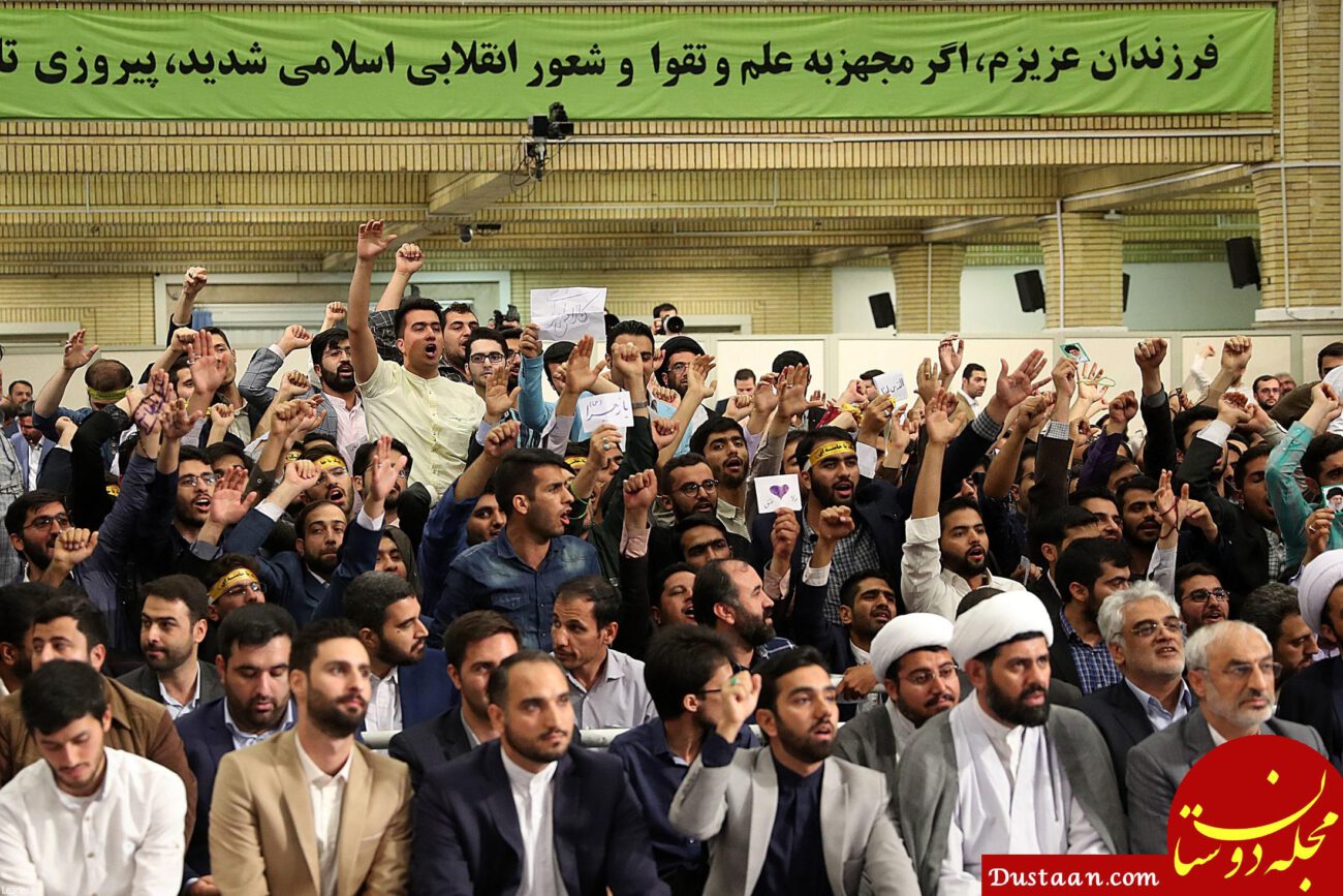 www.dustaan.com-دیدار جمعی از دانشجویان با رهبر انقلاب +تصاویر
