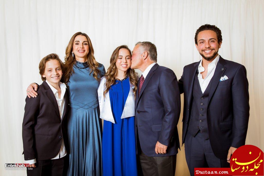 تصاویر : مراسم فارغ التحصیلی دختر پادشاه اردن