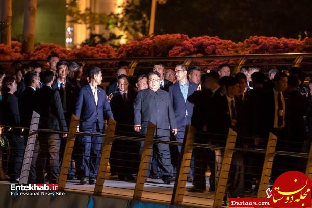 تصاویر : شبگردی رهبر کره شمالی در سنگاپور