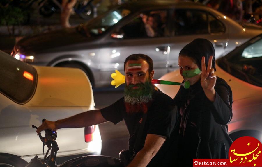 تصاویر منتخب از شادی مردم پس از پیروزی مقابل مراکش